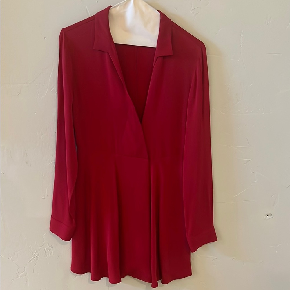 Piazza Sempione long silk blouse size S